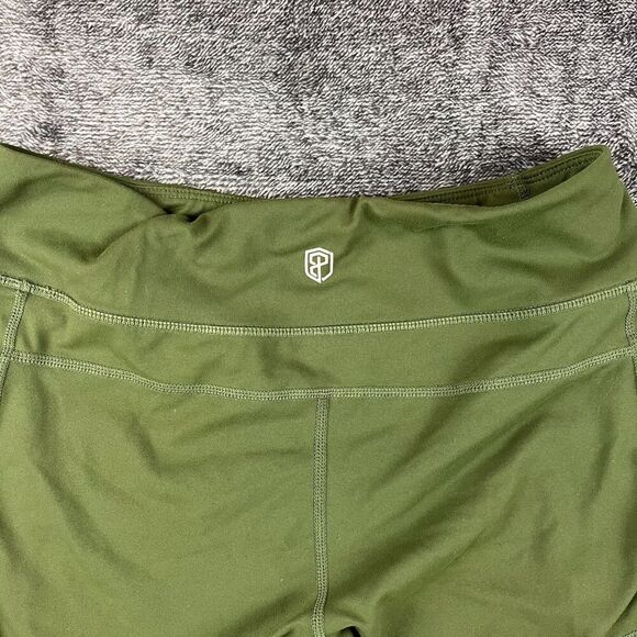 Born Primitive Women's S Shorts Pockets 3" Inseam Green Running Crossfit - Picture 5 of 8